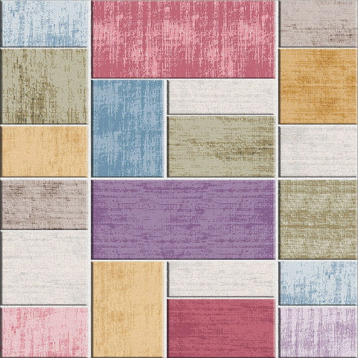 Conceptum Eexfab540 Alfombra Multicolor 80 x 120 cm